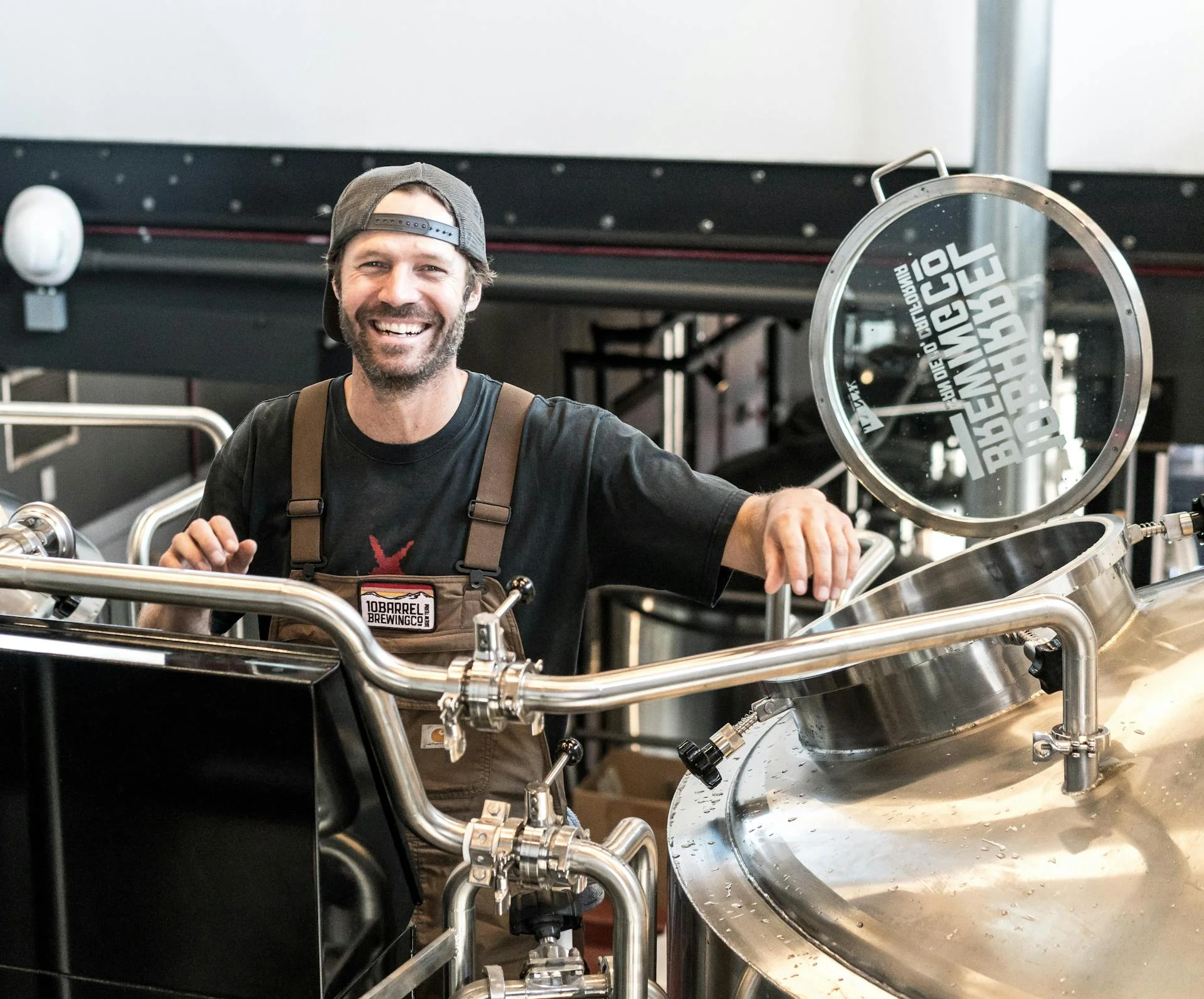 small business owner at a brewery